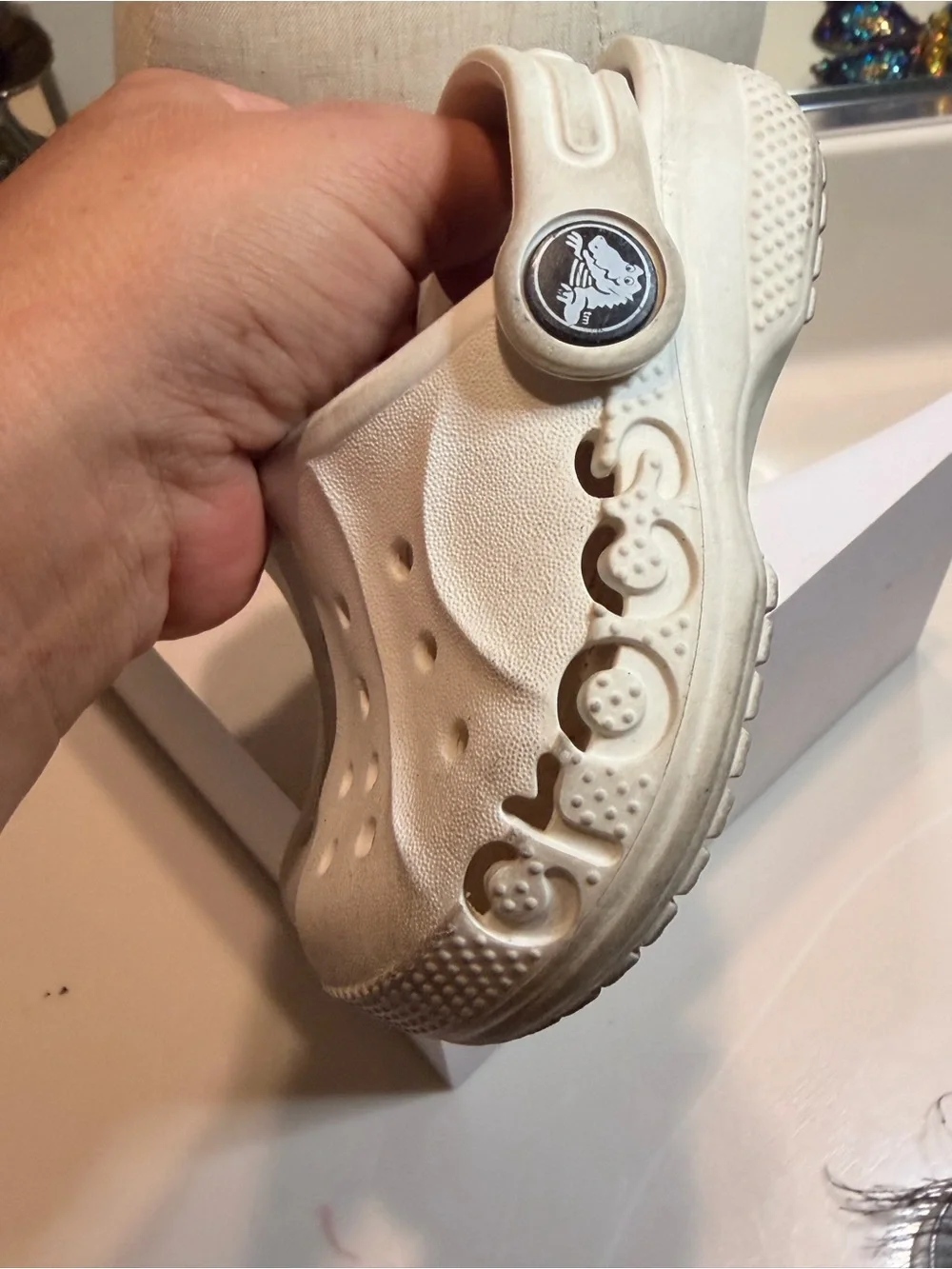 CROCS Kids White Classic Clog